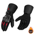 Motorcycle long gloves, hard shell protection, thickened in winter for warmth, suitable for off-road and riding, touch screen