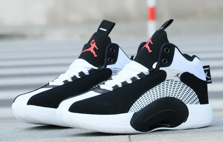 Winter Men’s Basketball Sneakers | Outdoor Non-Slip Youth Sports Training Shoes