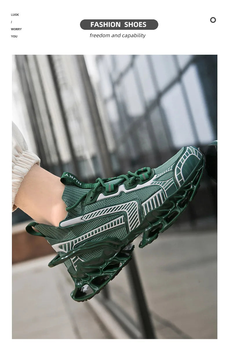 Elite Racer Series - Luxury Breathable Performance Sneakers - Men's Urban Fashion Trainer - SKU-CODE