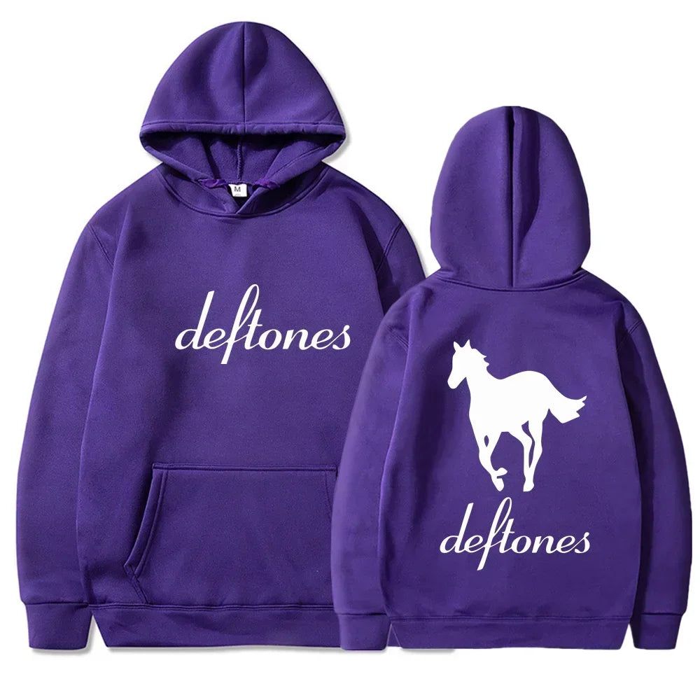 Deftones Hoodie – Unisex Harajuku Streetwear Long Sleeve Sweatshirt, Casual Fashion Pullover