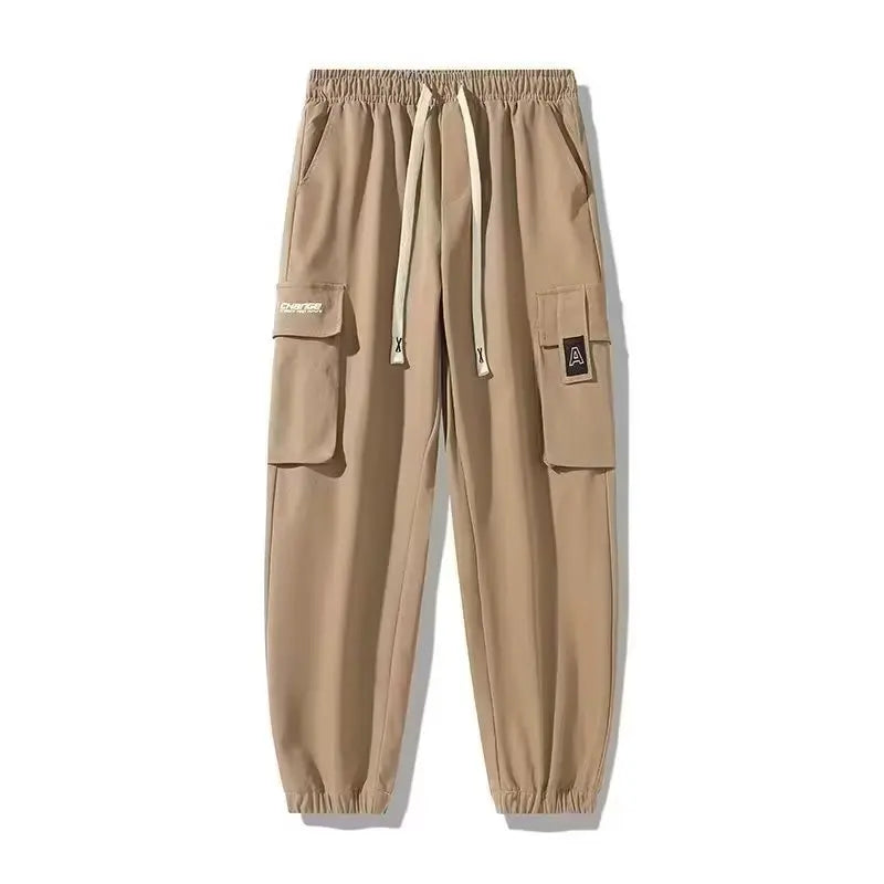 Men’s Multi-Pocket Cargo Joggers - Loose Fit Spring/Summer Tactical Pants