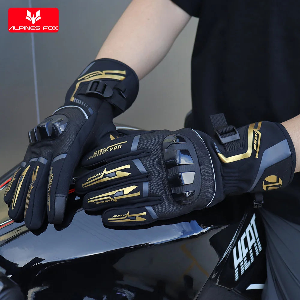 Autumn Winter Motorcycle Gloves Waterproof Keep Warm Guantes Moto Men Motorbike Riding Gloves Touch Screen Moto Motocross Gloves