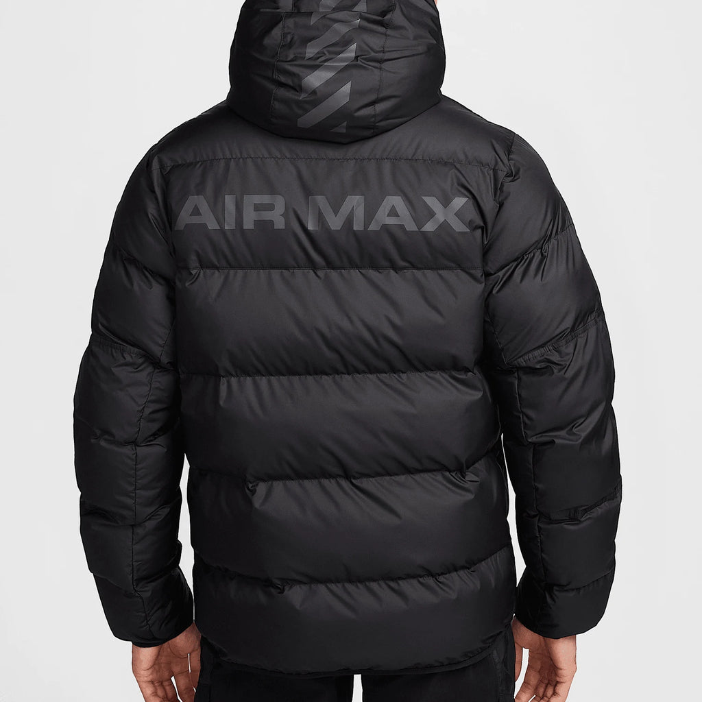 Professional Windproof Men's Winter Jacket - Water-Repellent Storm-Performance Outerwear - Insulated Warm Sportswear Jacket (HF6603-010) - Black