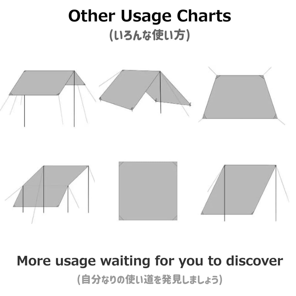 Waterproof Camping Tent Tarp Hammock Rain Fly Footprint Ground Cloth Sunshade Outdoor Beach Picnic Mat