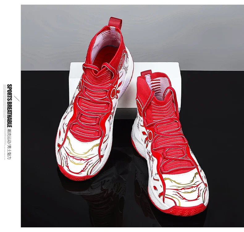 2025 Men’s Basketball Sneakers | Anti-Skid Cushioning Sports Shoes for Training & Casual Wear
