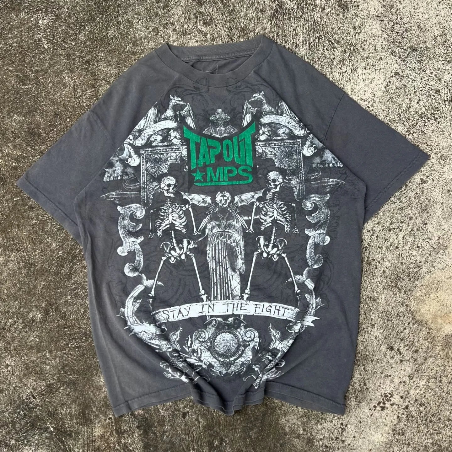 New Tapout Series T-Shirts Unisex Retro American Gothic Summer Casual Tops Hip-Hop Punk Printing Street Clothes