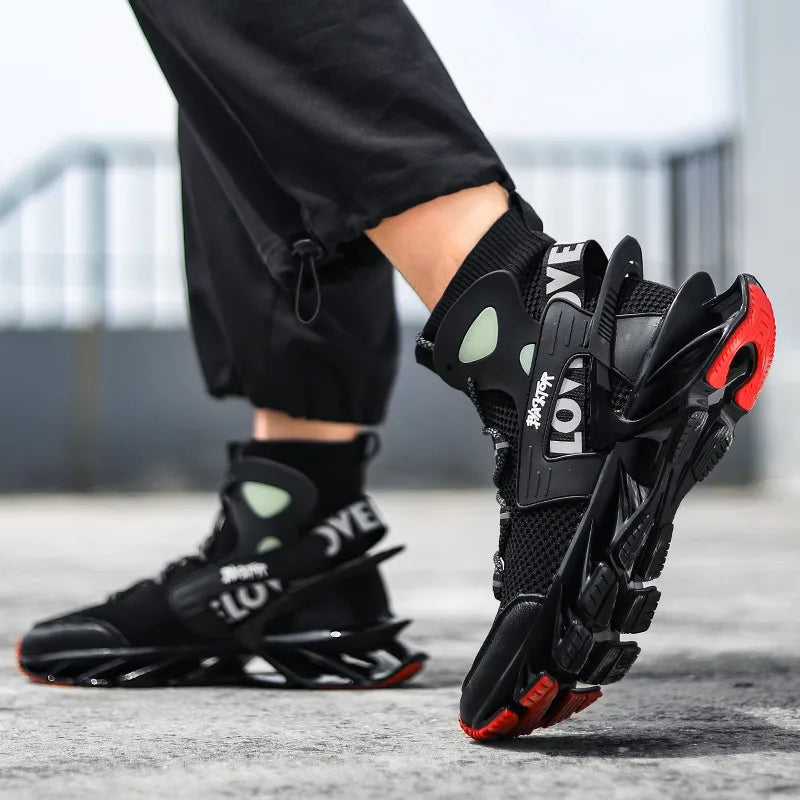 Elite Racer Series - Luxury Breathable Performance Sneakers - Men's Urban Fashion Trainer - SKU-CODE