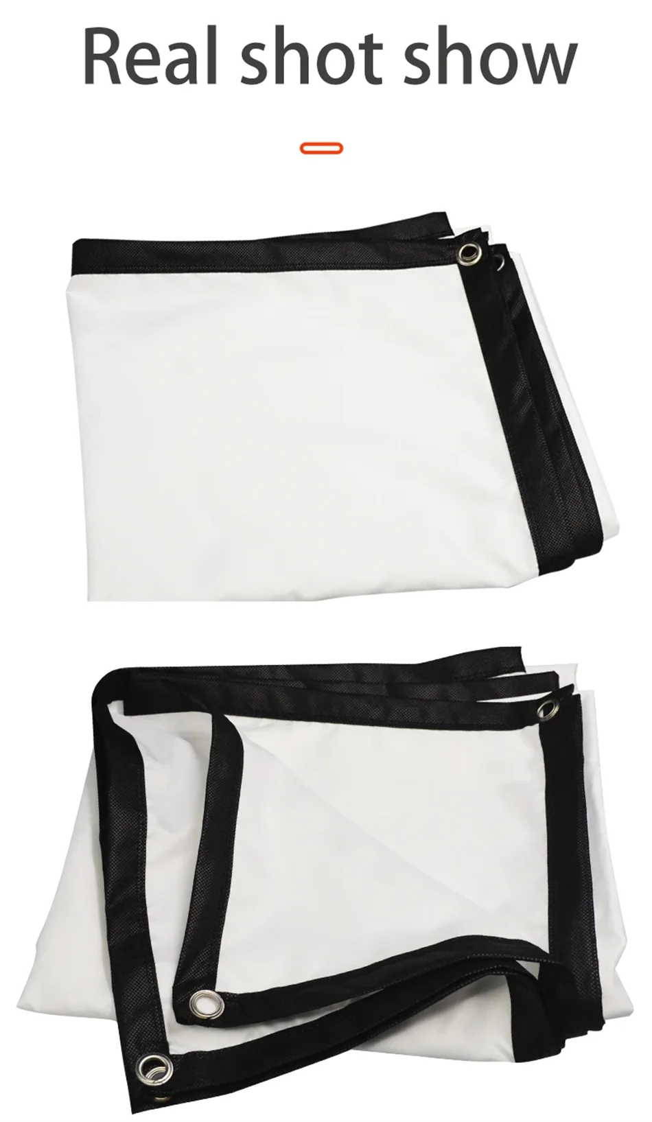 16:9 HD Display Projector Curtain Various Sizes Projection Screen 4K High Quality for Home Office Household Bedroom Accessories