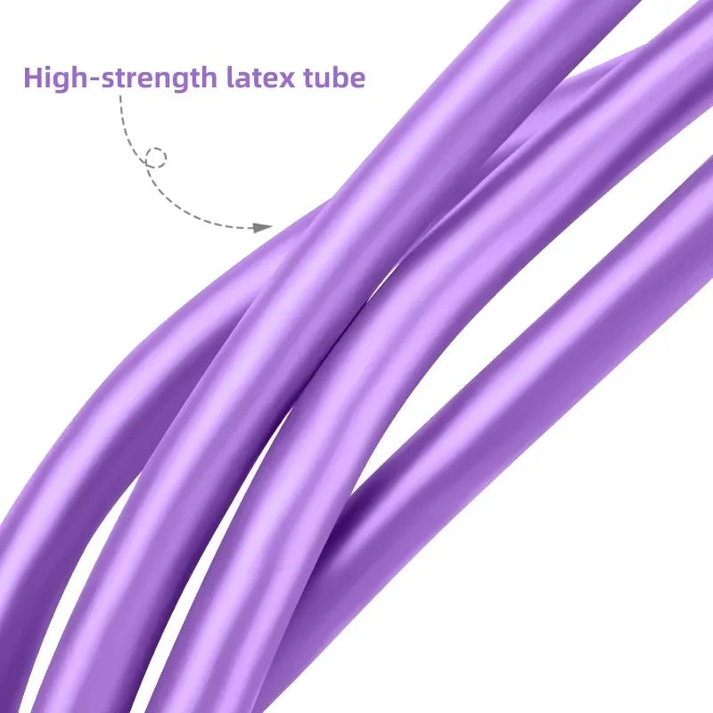 4 Level Resistance Band Tensioner Non Slip Handle Fitness Equipment for Abdominal and Yoga Training