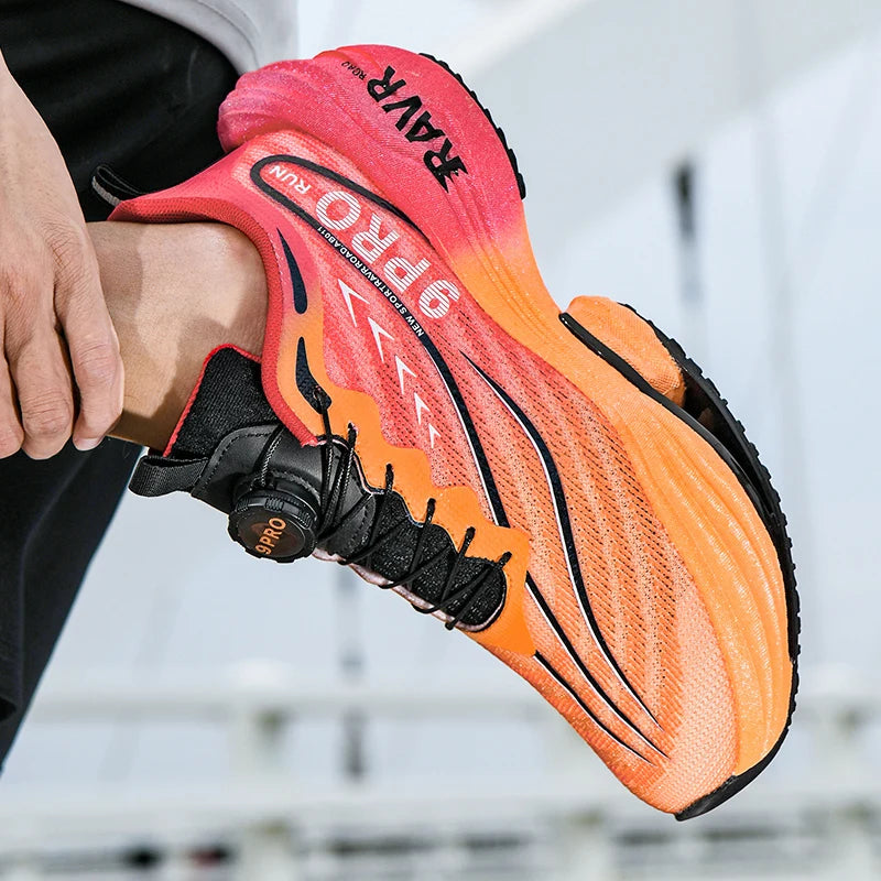 Marathon Running Shoes with Carbon Plate | Lightweight Breathable Non-Slip Sports Sneakers