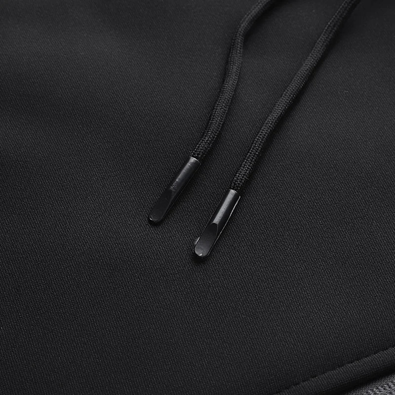 Mens Winter Tech Fleece Tracksuit Set Warm Hooded Sweatshirt and Pants Two Piece