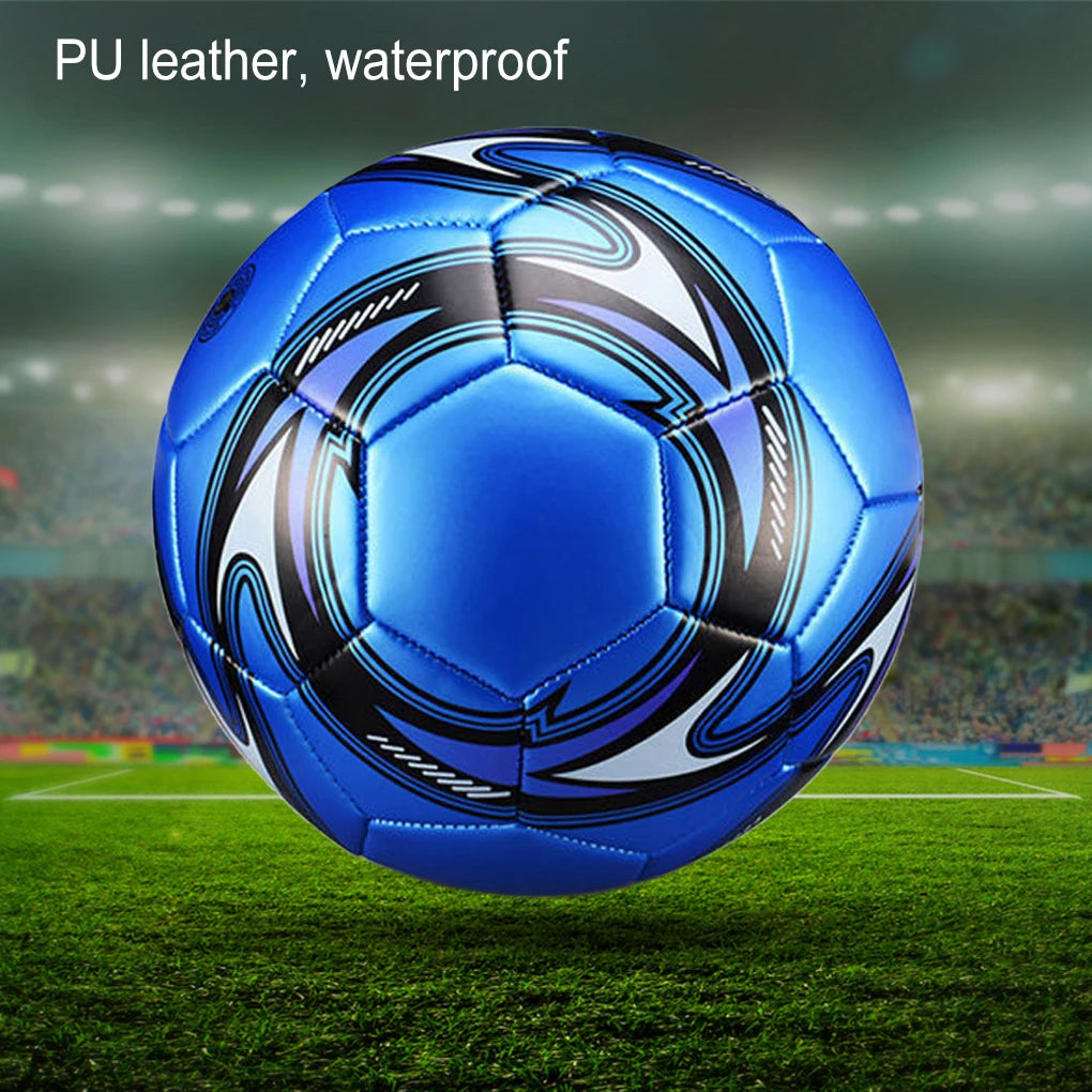 Durable Size 5 Rubber Soccer Ball - Leakproof Training Football for Campus Play