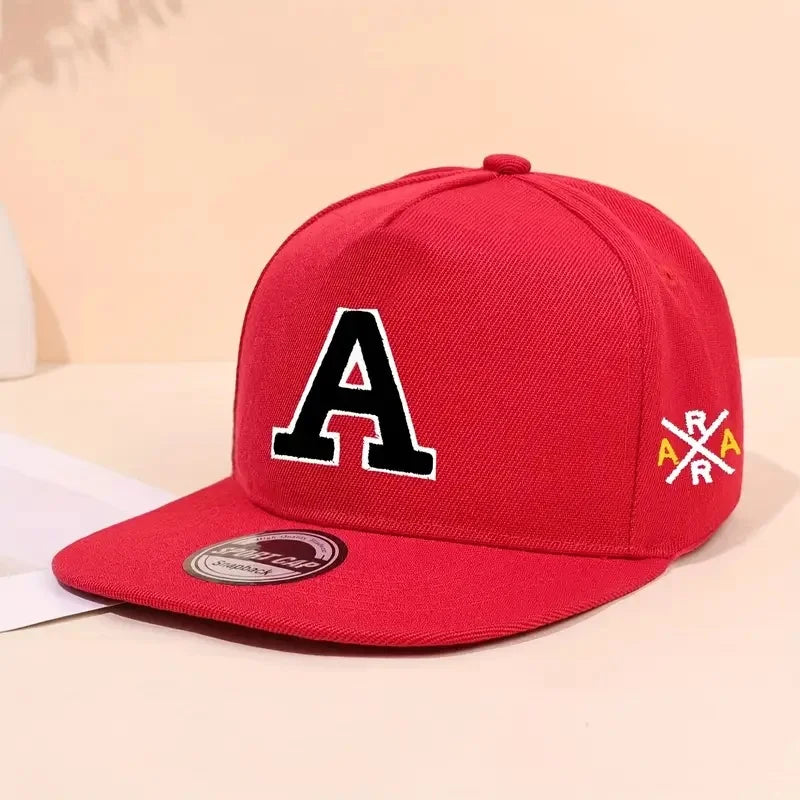 Hip Hop Letter Embroidered Baseball Cap – Adjustable Sun Hat for Men & Women