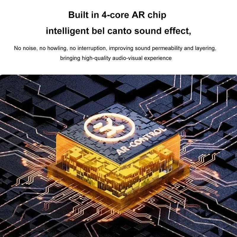 Microfone de áudio Bluetooth K12 máquina de karaoke portátil 5,3 PA speaker system wireless audio with microphone - trendingshoping.com