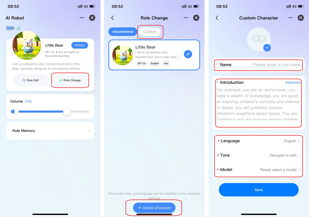 Tuya Smart AI Robot WiFi Early Education Toys for Children Speech Recognition and Voice Interactive Educational Learning Machine