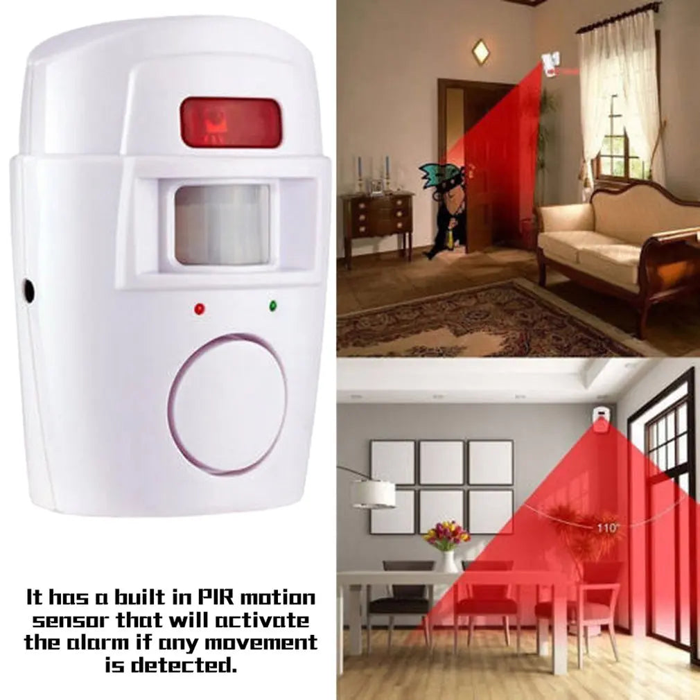 Smart Wireless Home Security Alarm System With Infrared Motion Sensor Two Remote Controls Anti Theft Alert