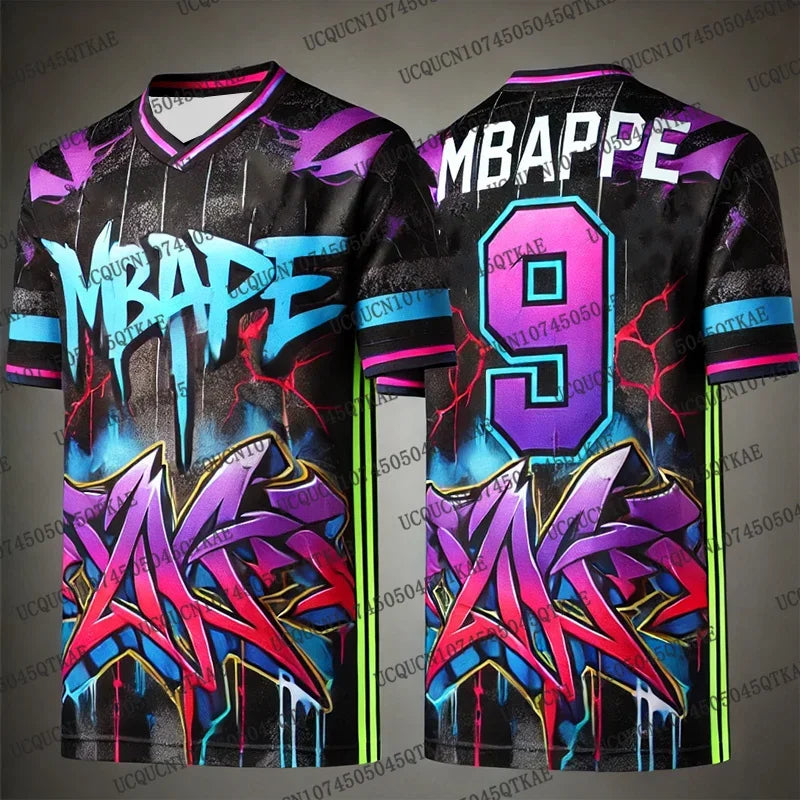 Football Sports T Shirt Number 9 Breathable Training Jersey