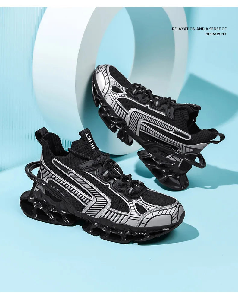 Elite Racer Series - Luxury Breathable Performance Sneakers - Men's Urban Fashion Trainer - SKU-CODE