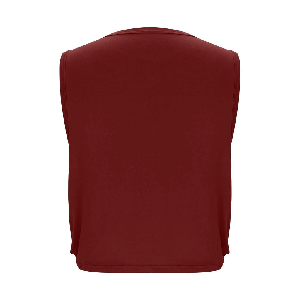 Women’s Sleeveless Yoga Top Breathable Workout Tank Crop Top Athletic Running Vest