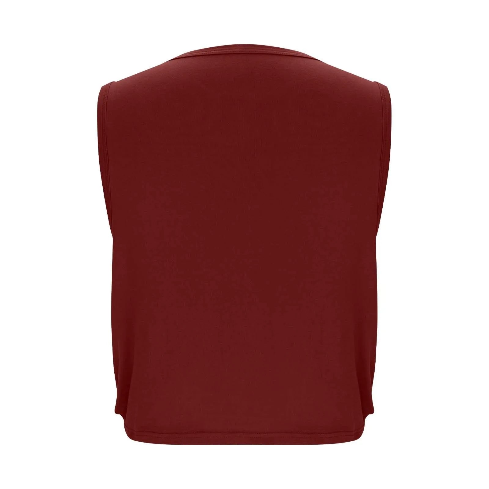 Women’s Sleeveless Yoga Top Breathable Workout Tank Crop Top Athletic Running Vest