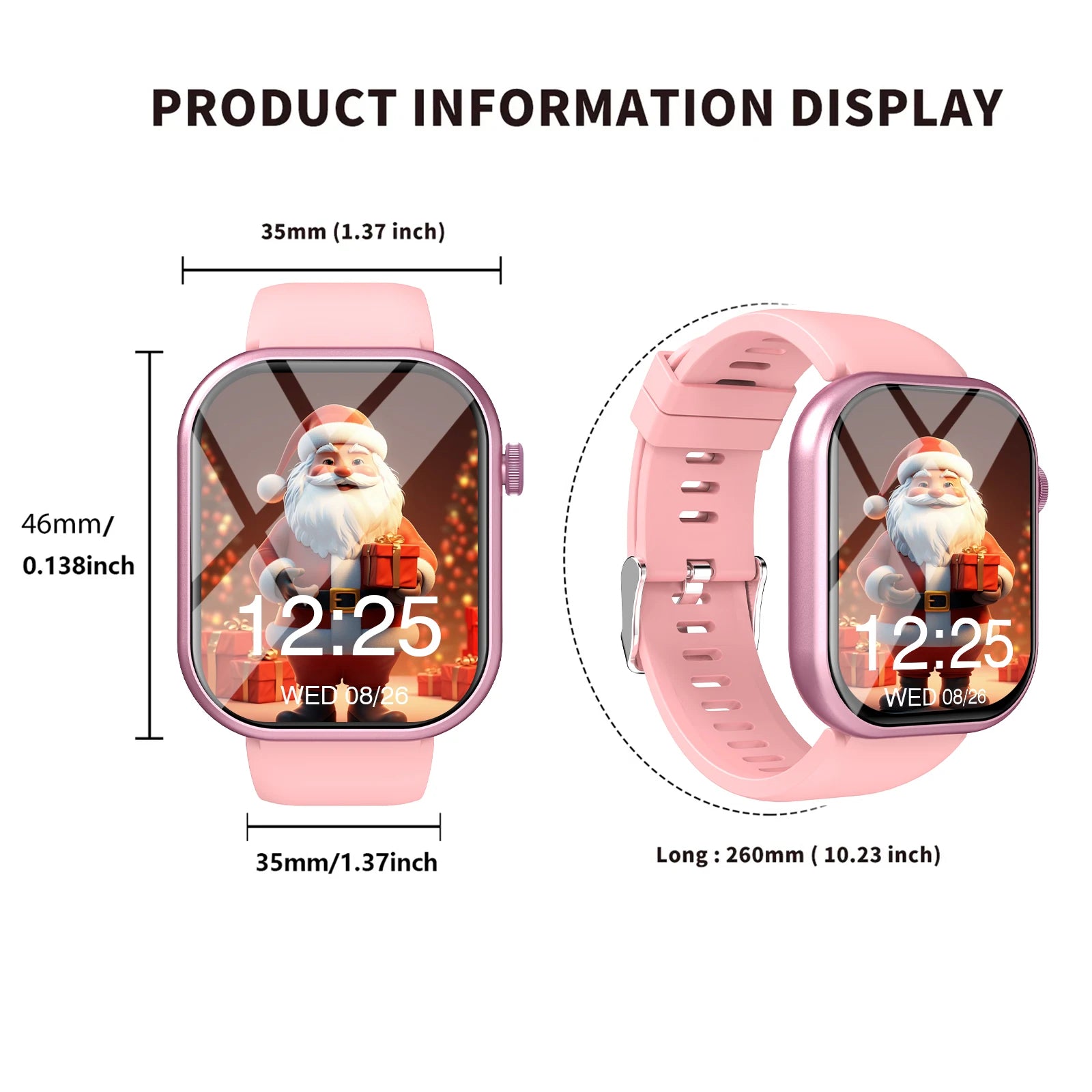 Smart Watch for Men & Women – Wireless Calling/Dial, App Notifications, Sports Fitness Watch for iPhone & Android