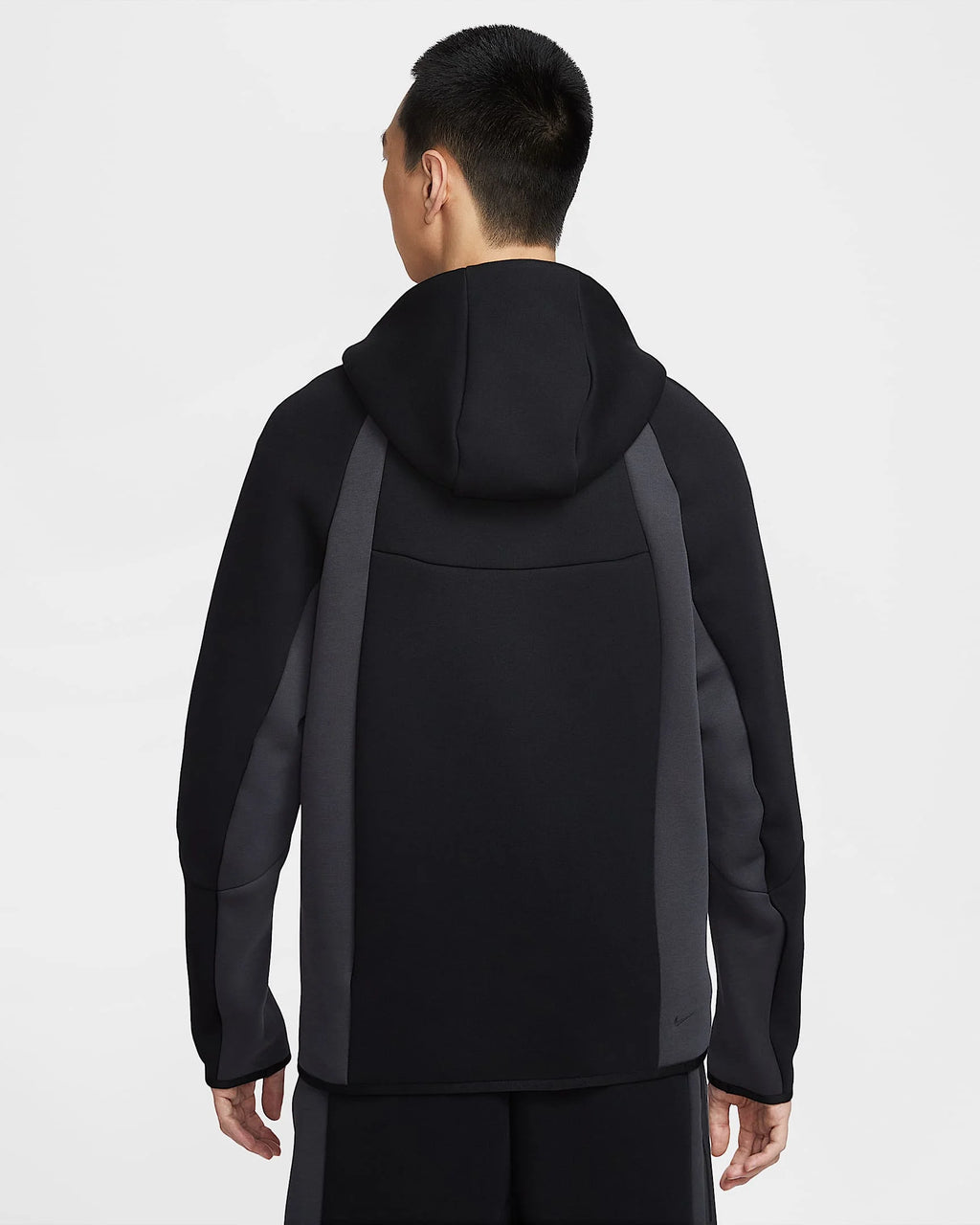 Men's Tech Knit Windrunner Jacket - Full-Zip Athletic Sportswear Hooded Coat - IF1326-034 - Heather Grey