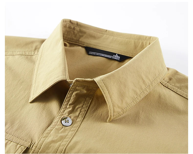 Men’s Breathable Long Sleeve Work Shirt