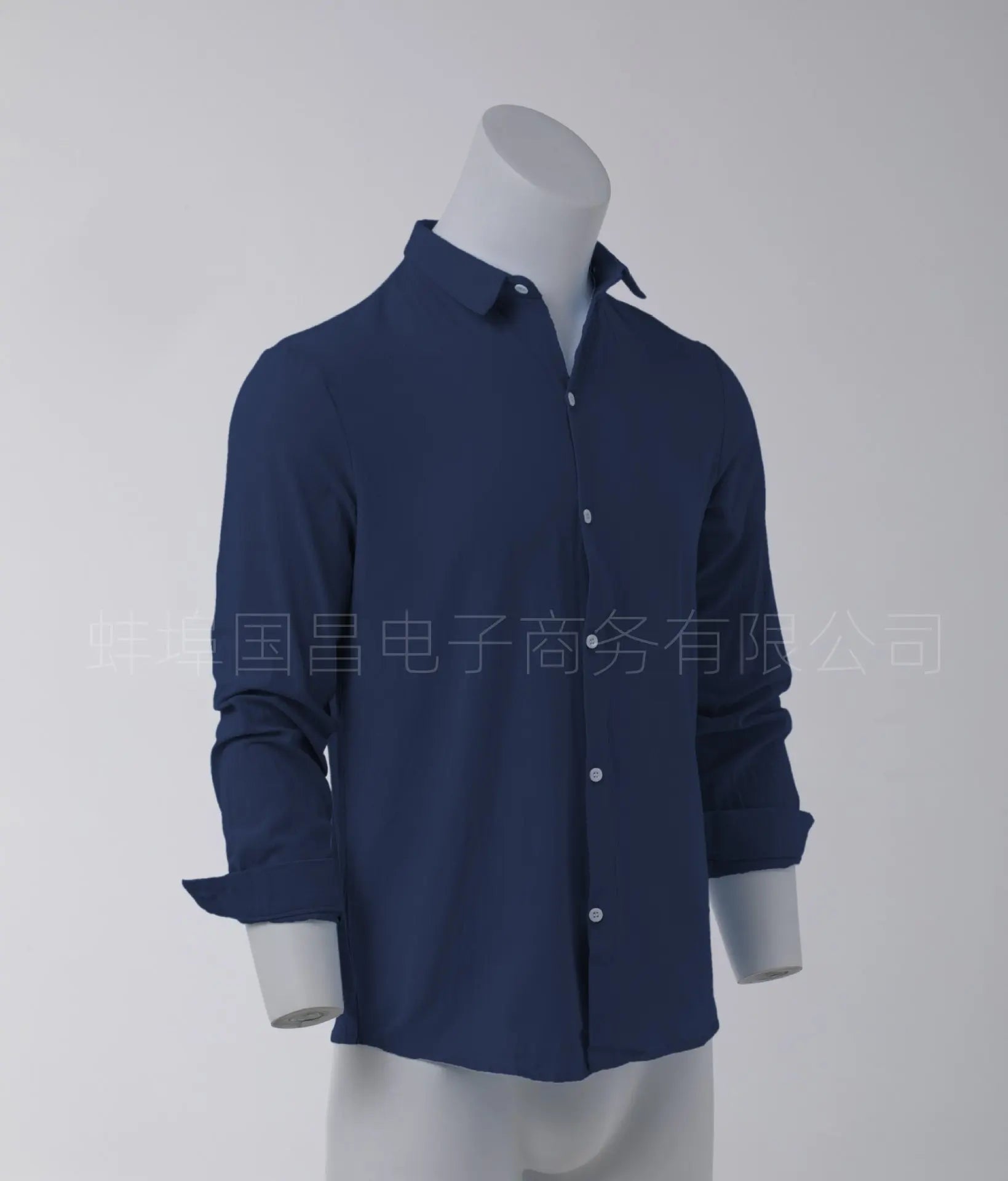 Men’s Pure Cotton Long Sleeve Solid Color Casual Shirt Coat