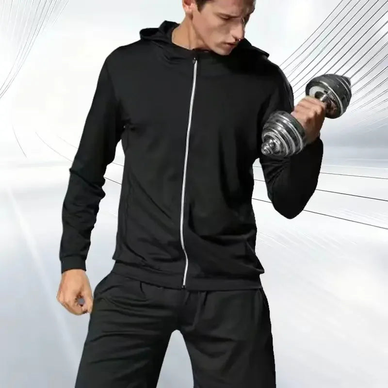 Men's 2026 Lightweight Running Jacket - Ultra-Breathable & High Elasticity Fitness Outerwear