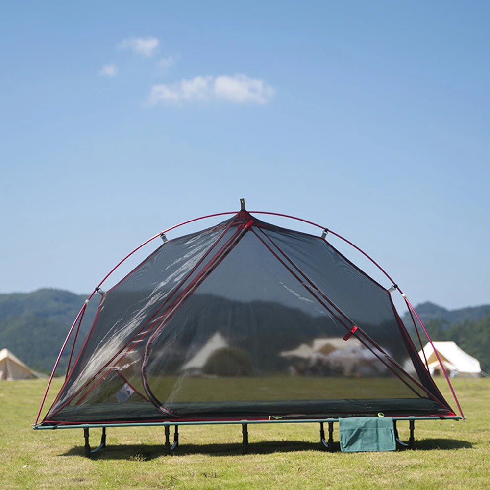 1 Person Camping Tent For Cot Lightweight Resistant Outdoor Backpacking Traveling Tent