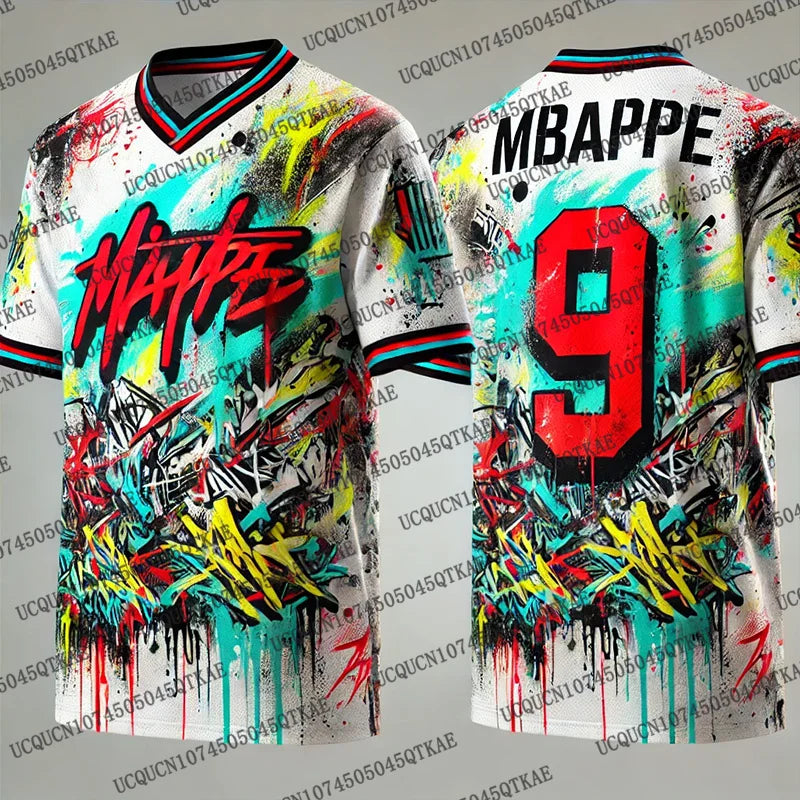 Football Sports T Shirt Number 9 Breathable Training Jersey