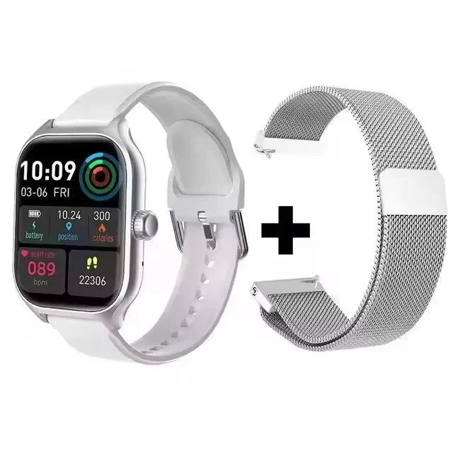 1.83'' Smart Watch for Android & iOS – HD Display, Bluetooth Call, Message Alerts, Music, Sports Modes for Men & Women Gift