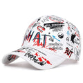 Men's & Women's Korea Graffiti Hip Hop Cap - Trendy Hipster Baseball Hat for Casual Streetwear