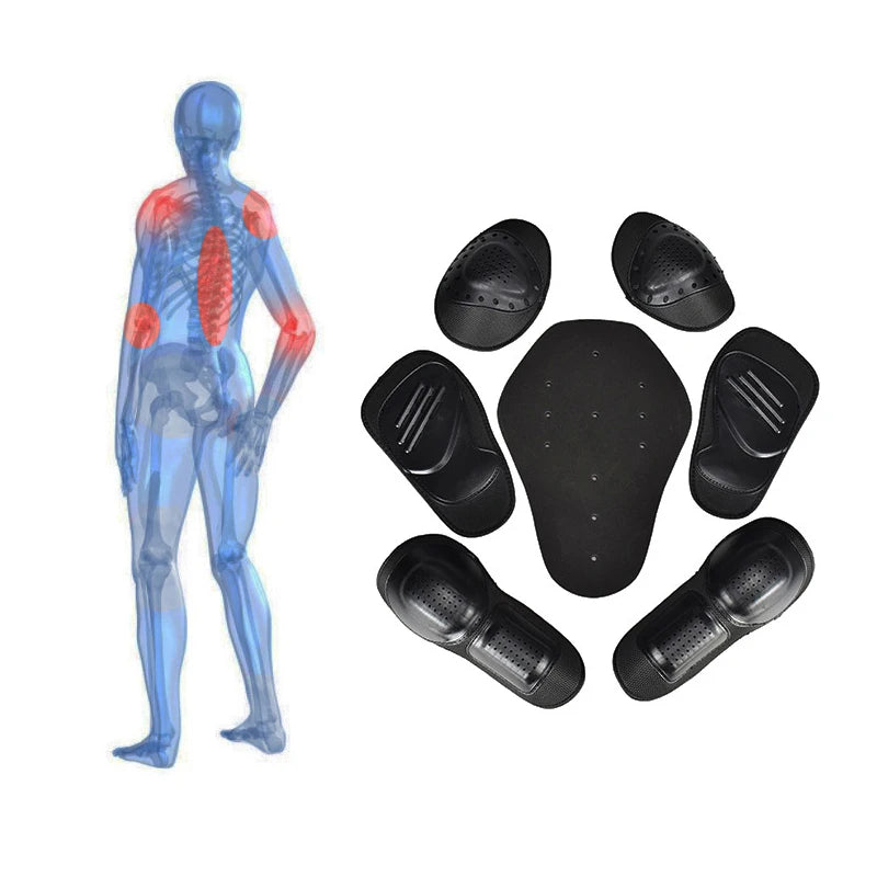 Motorcycle Jacket Leather Oxford Winter Jacket for Men and Women with 7 Protective Pads