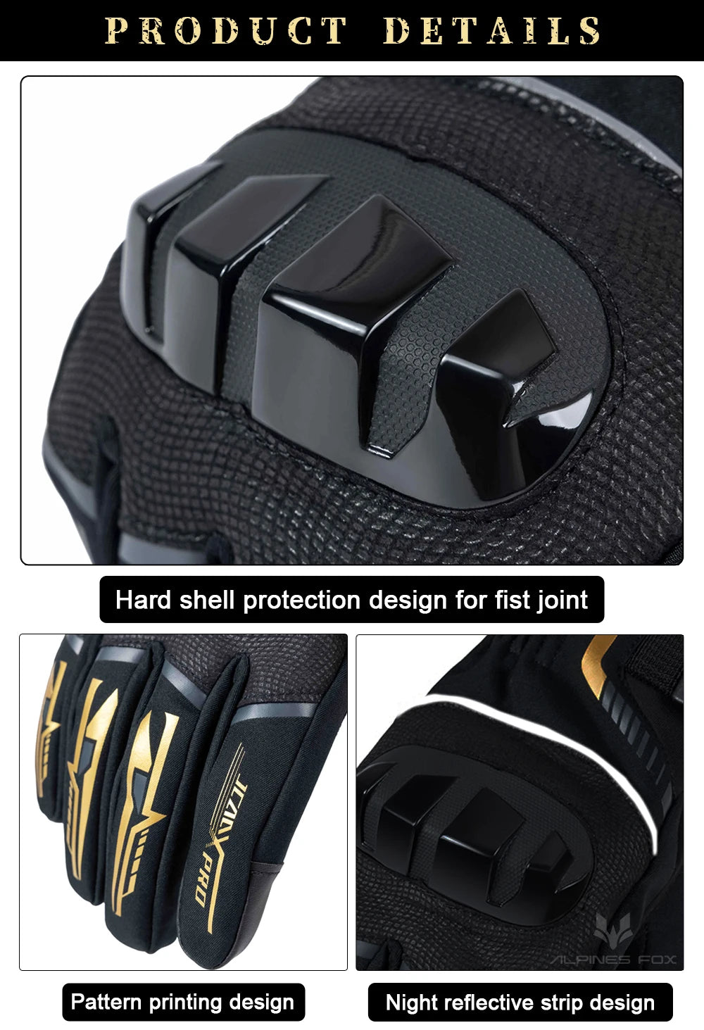 Autumn Winter Motorcycle Gloves Waterproof Keep Warm Guantes Moto Men Motorbike Riding Gloves Touch Screen Moto Motocross Gloves