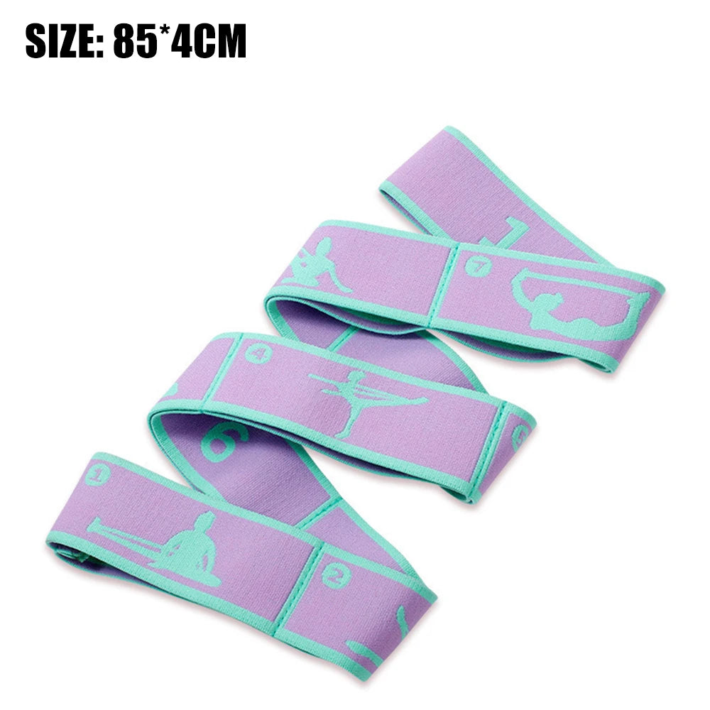 Yoga Resistance Band Elastic Stretching Belt Pilates Fitness Pull Strap Multi Functional Workout