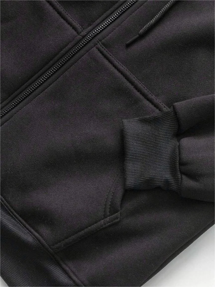 Kaulitz 89 Unisex Streetwear Hoodie – Oversized Fleece Zip Up Jacket for Men and Women