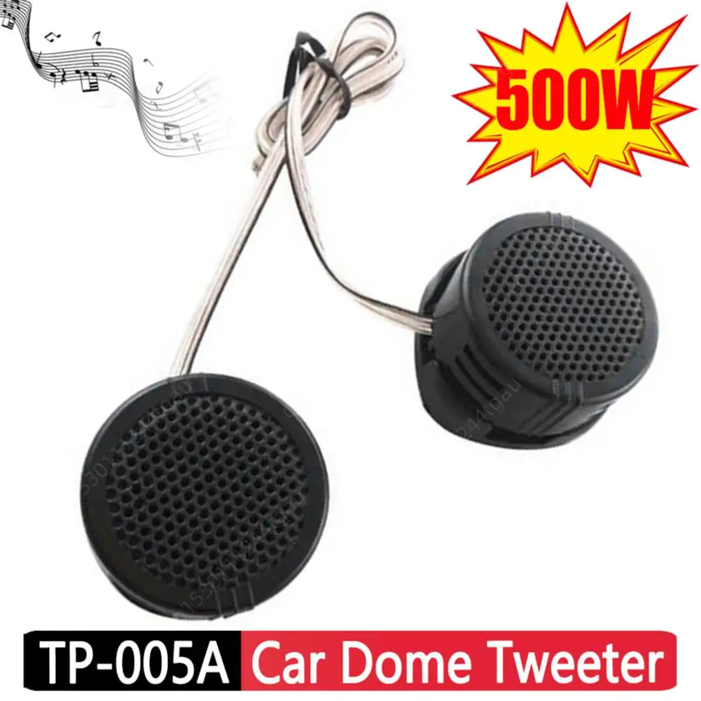 Car Dome Tweeter Speaker 500W 4Ohm High Frequency Loudspeaker Universal Car Speaker Auto Audio Treble Speaker Loudspeaker