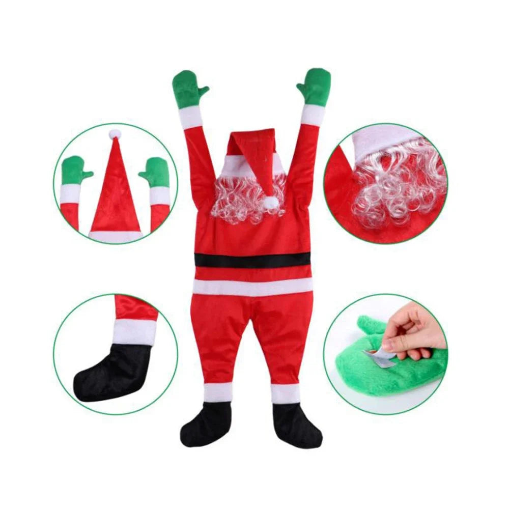 170CM Christmas Decoration Hanging Santa Outdoor Decorations