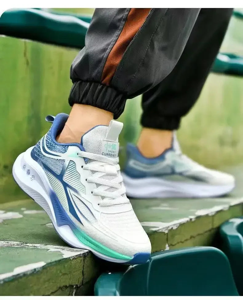 Men’s Lace-Up Running Sneakers | Lightweight Comfortable Walking Shoes