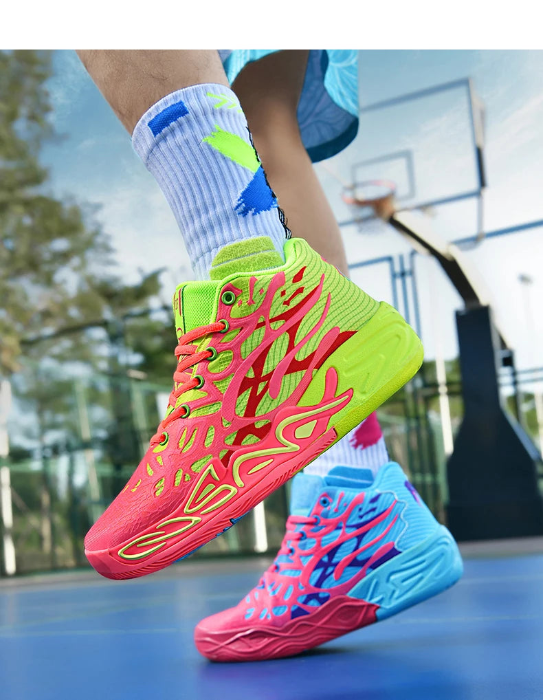 Men’s Autumn Basketball Sneakers | Warm Outdoor Fashion Anti-Slip Training Shoes