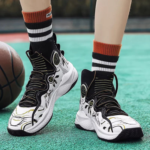 2025 Men’s Basketball Sneakers | Anti-Skid Cushioning Sports Shoes for Training & Casual Wear