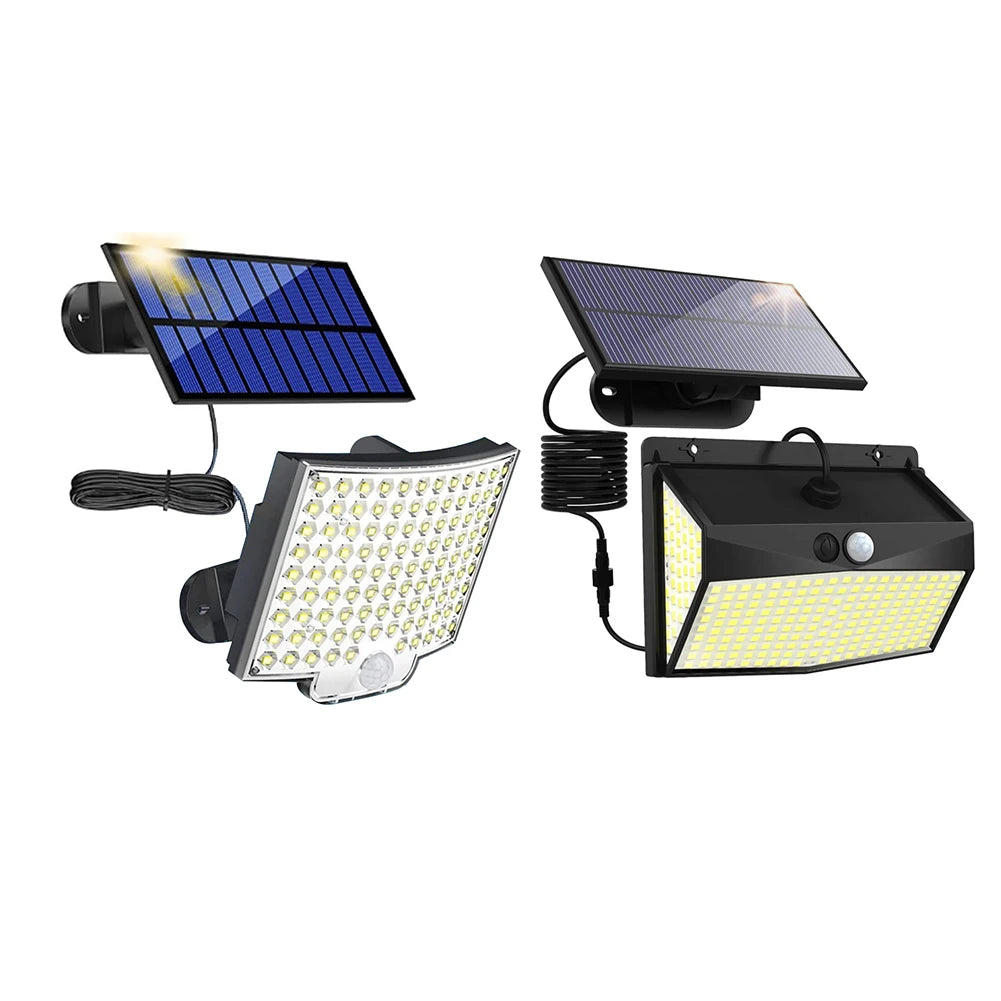 LED Solar Split Wall Lamp 3 Mode Waterproof Motion Sensor Lamp Security Outdoor Street Lighting Solar Lamp for Garden Wall Light - trendingshoping.com