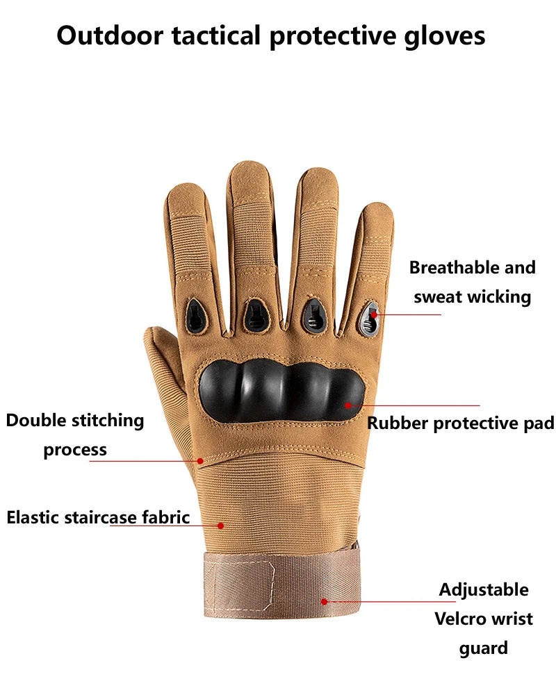 Cycling Riding Gloves Full Half Finger Tactical Outdoor Sport Training Gloves