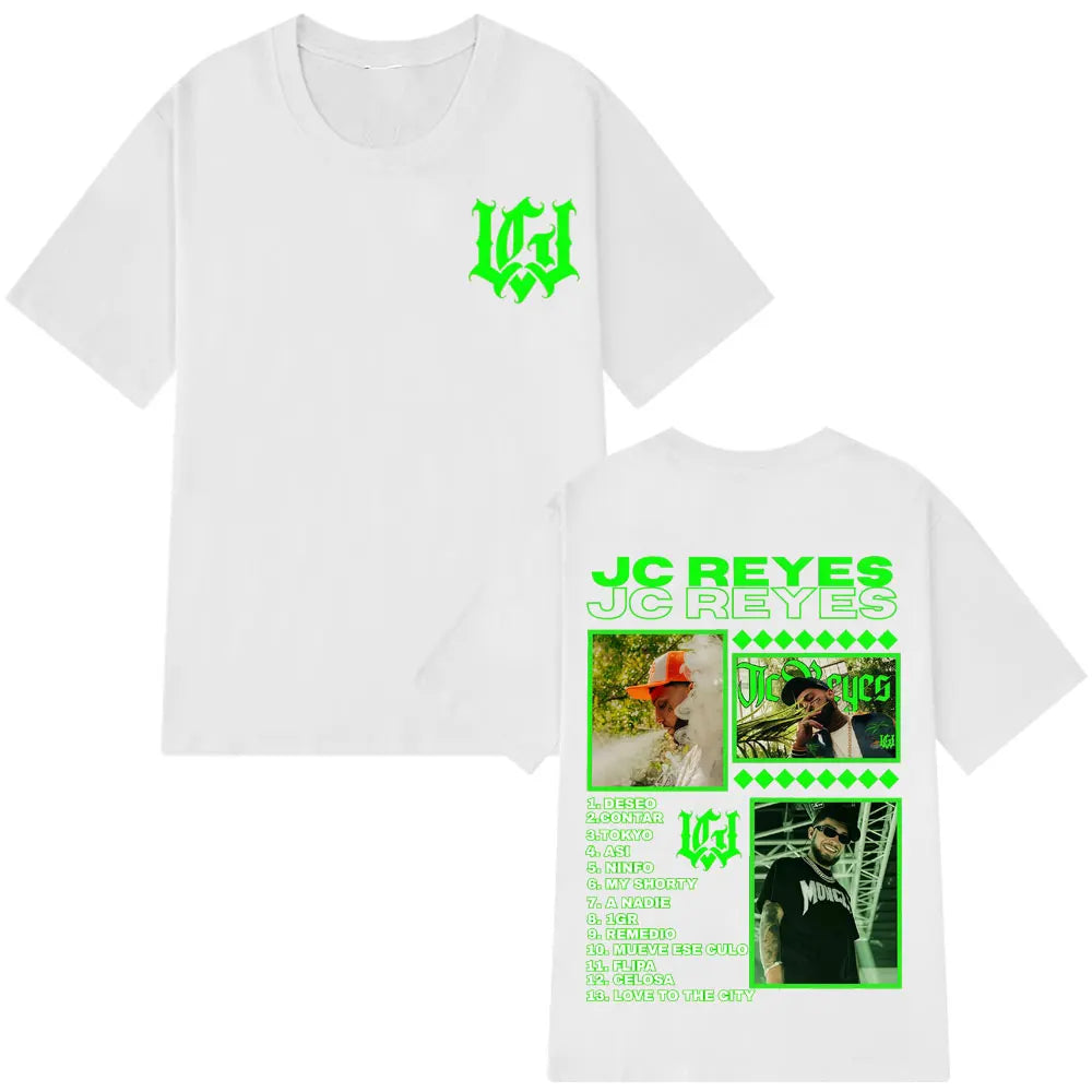 Rapper Jc Reyes Tour 2025 Graphic T Shirts Men Women Fashion T-shirts Cotton Casual Oversized Hip Hop Harajuku Streets T-shirts