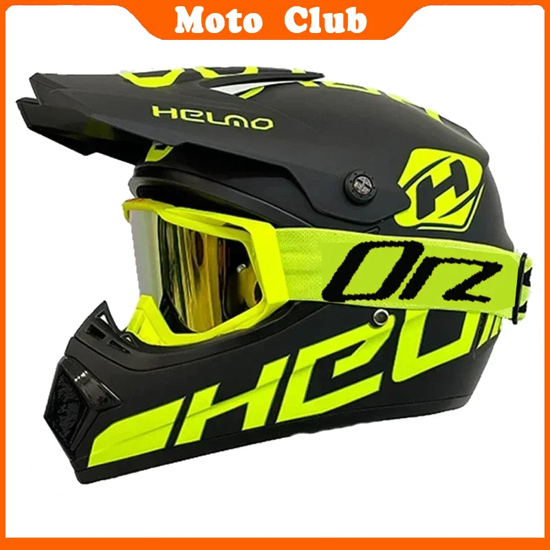 Kids Motocross Motorcycle Helmet Off Road Protective Helmet with Goggles
