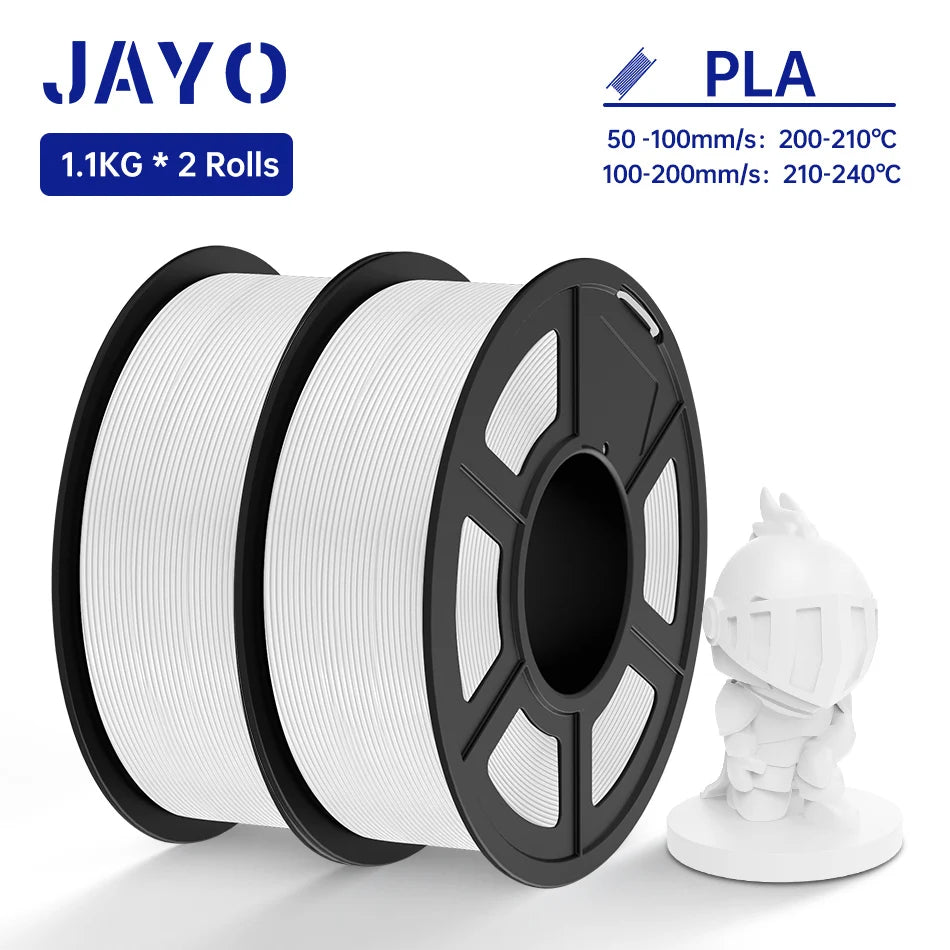 JAYO PETG/PLA/SILK/PLA Meta/PLA+/ABS 2Rolls 3D Printing Filament 1.75MM Children Creative Model Material For 3D Pen Filament - trendingshoping.com