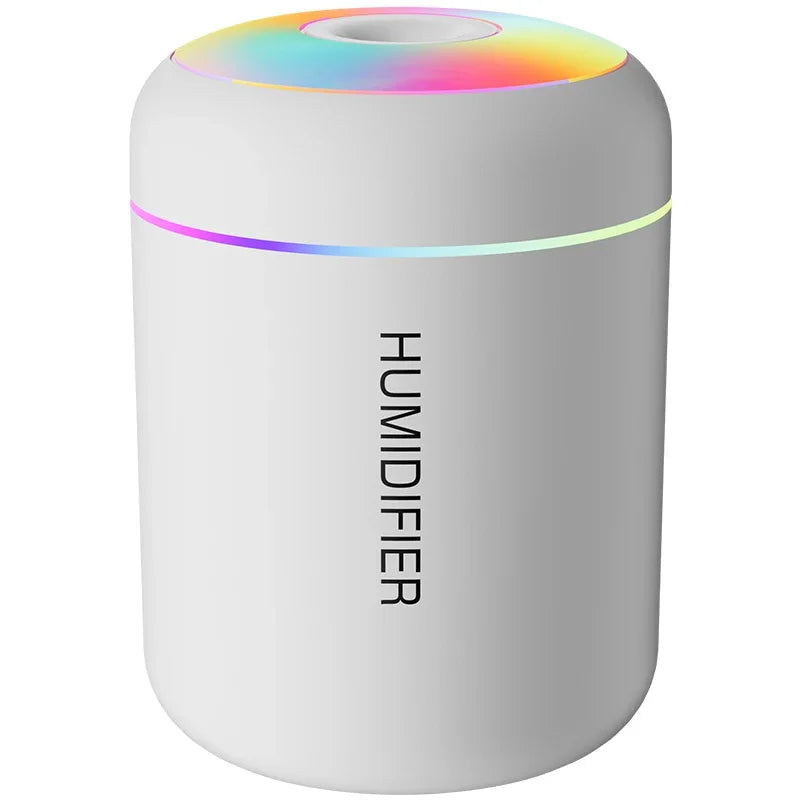 180ML Mini Air Humidifier USB Electric Aroma Diffuser Essential Oil Purifier Aromatherapy Mist Maker Lights For Car Home Bedroom - trendingshoping.com