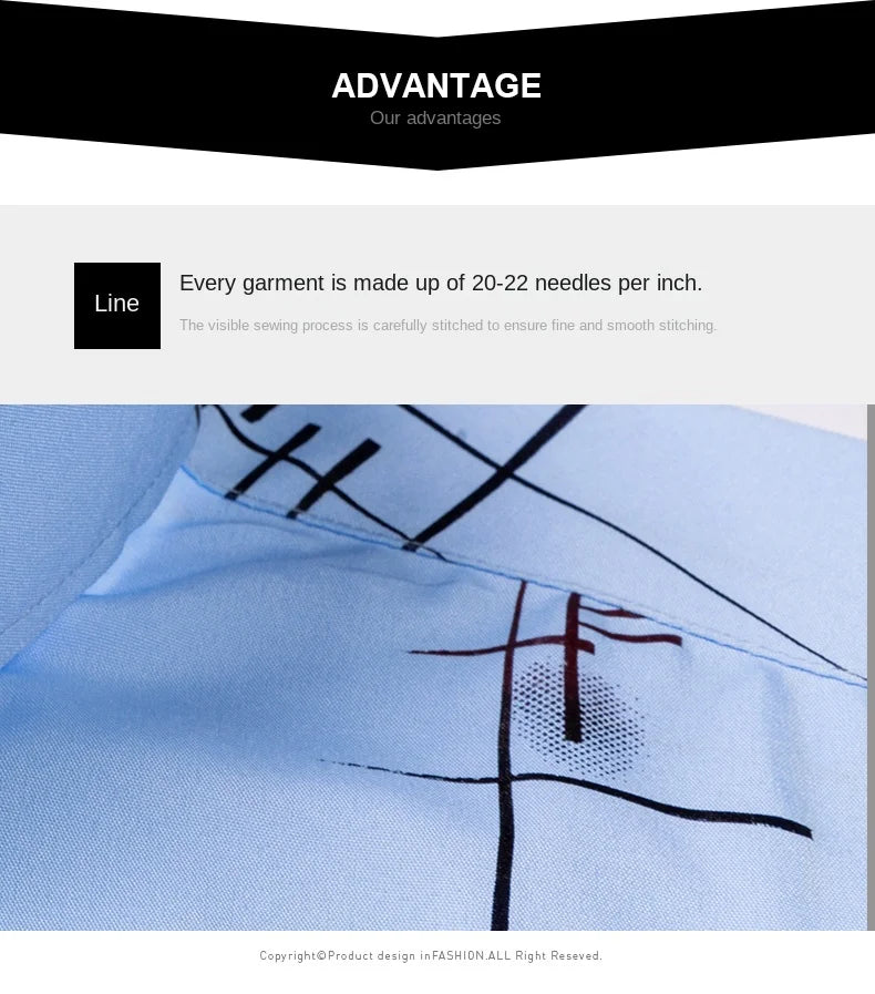 Men's Slim Fit Dress Shirt Non Iron Anti Wrinkle Plaid Business Casual Long Sleeve