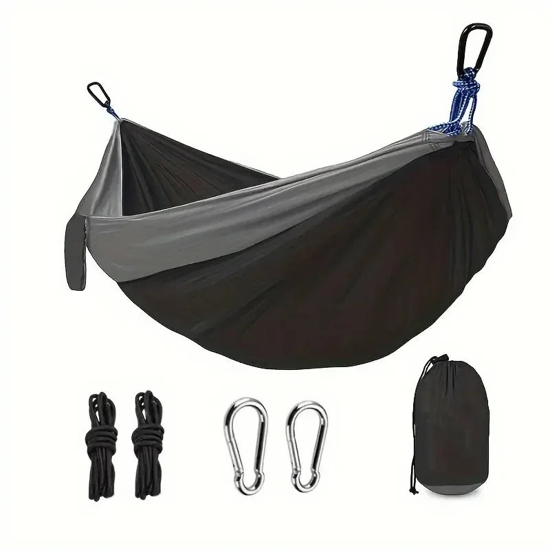 Camping Hammock Portable Lightweight Parachute Nylon Hammock For Outdoor Backpacking Survival Travel